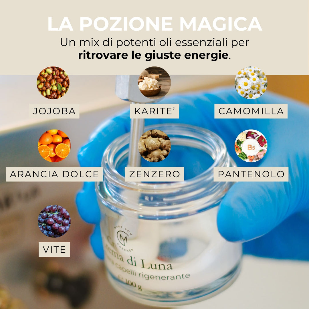 Maschera capelli rigenerante Crema di Luna