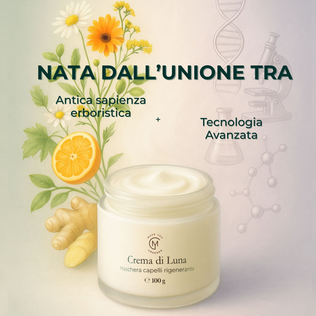 Maschera capelli rigenerante Crema di Luna