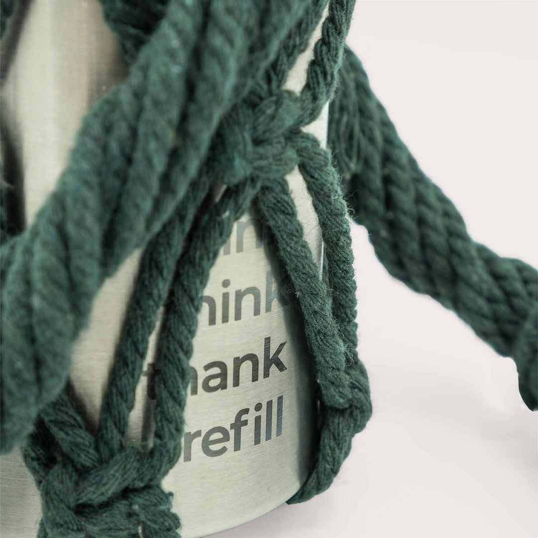 Porta borraccia macramé fatto a mano