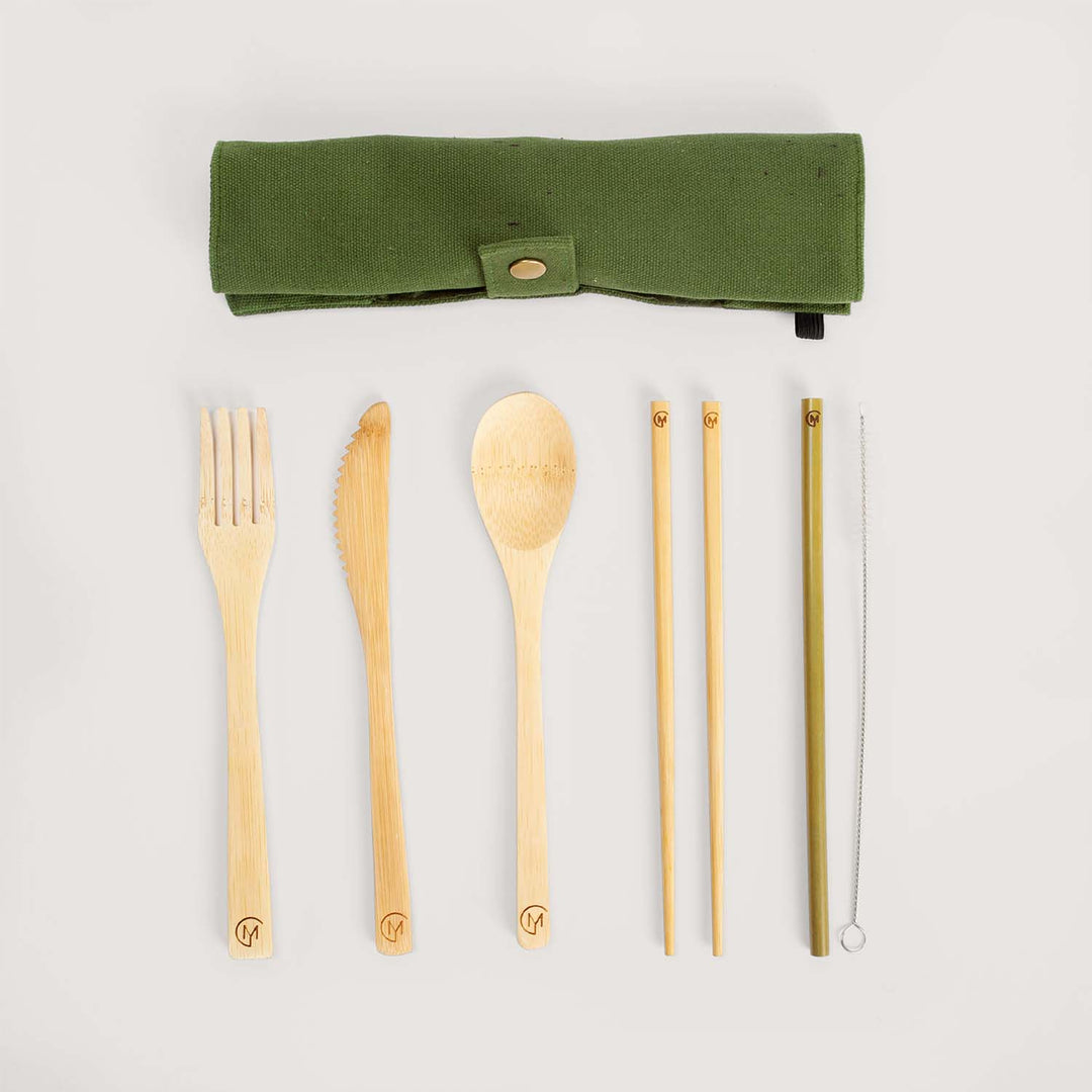 Set di posate in bamboo