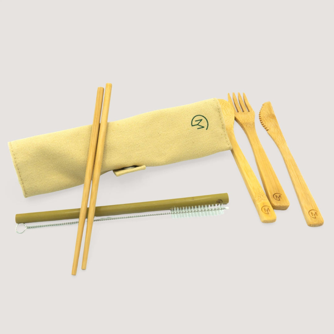 Set di posate in bamboo