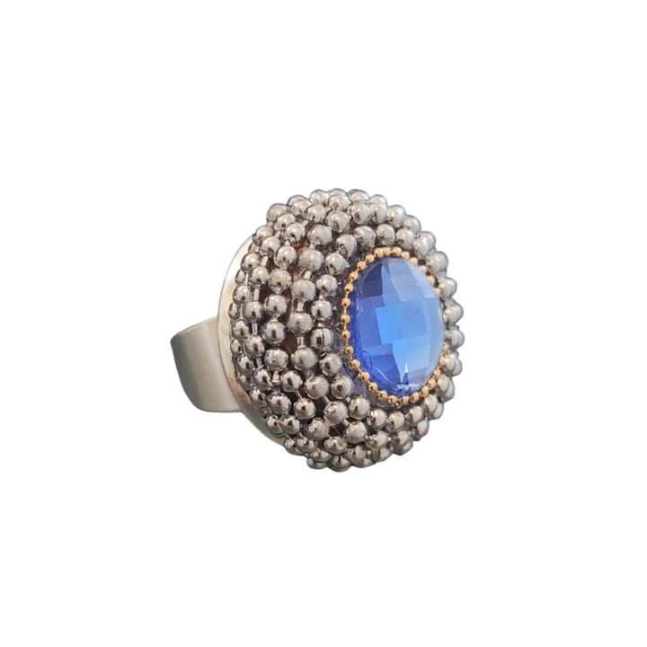 Anello Rockabilly Blue Rebel