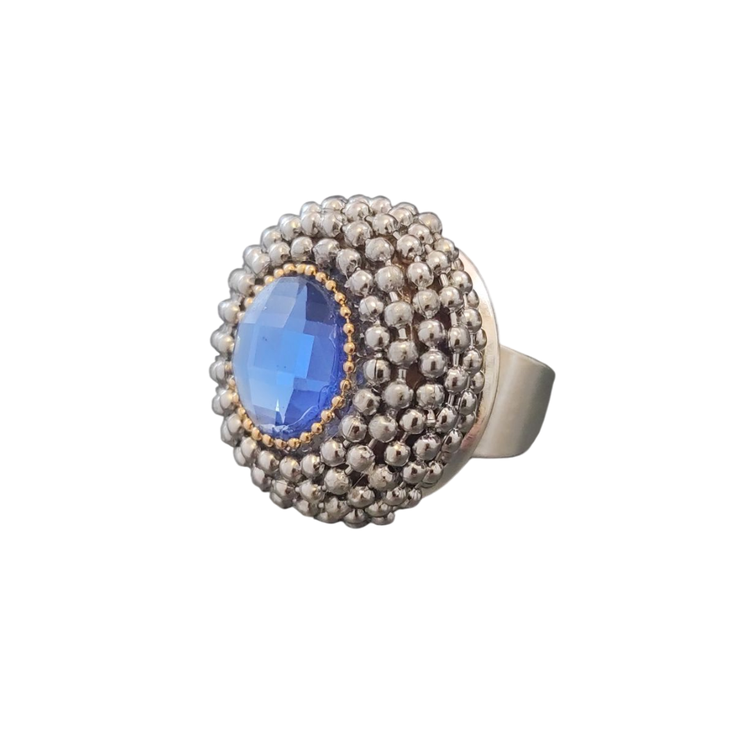 Anello Rockabilly Blue Rebel