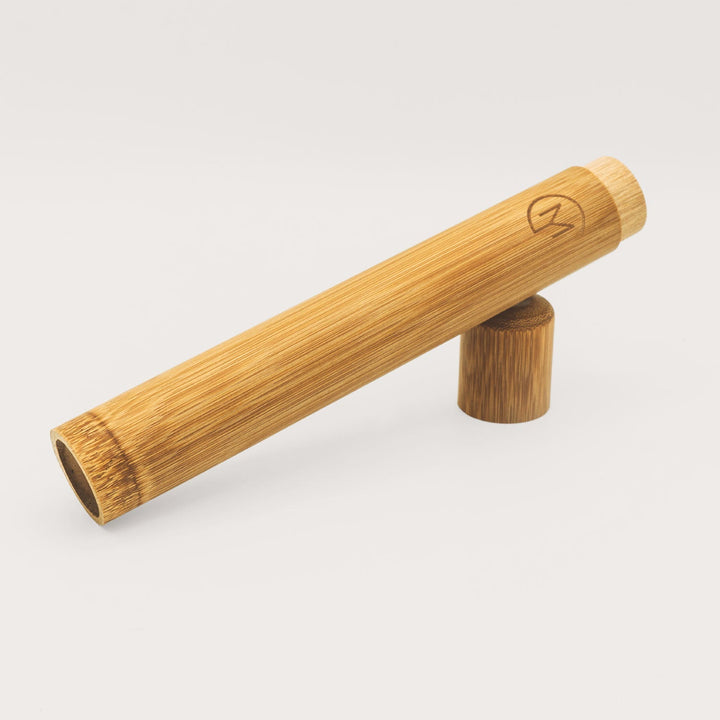 Tubo portaspazzolino in bambù