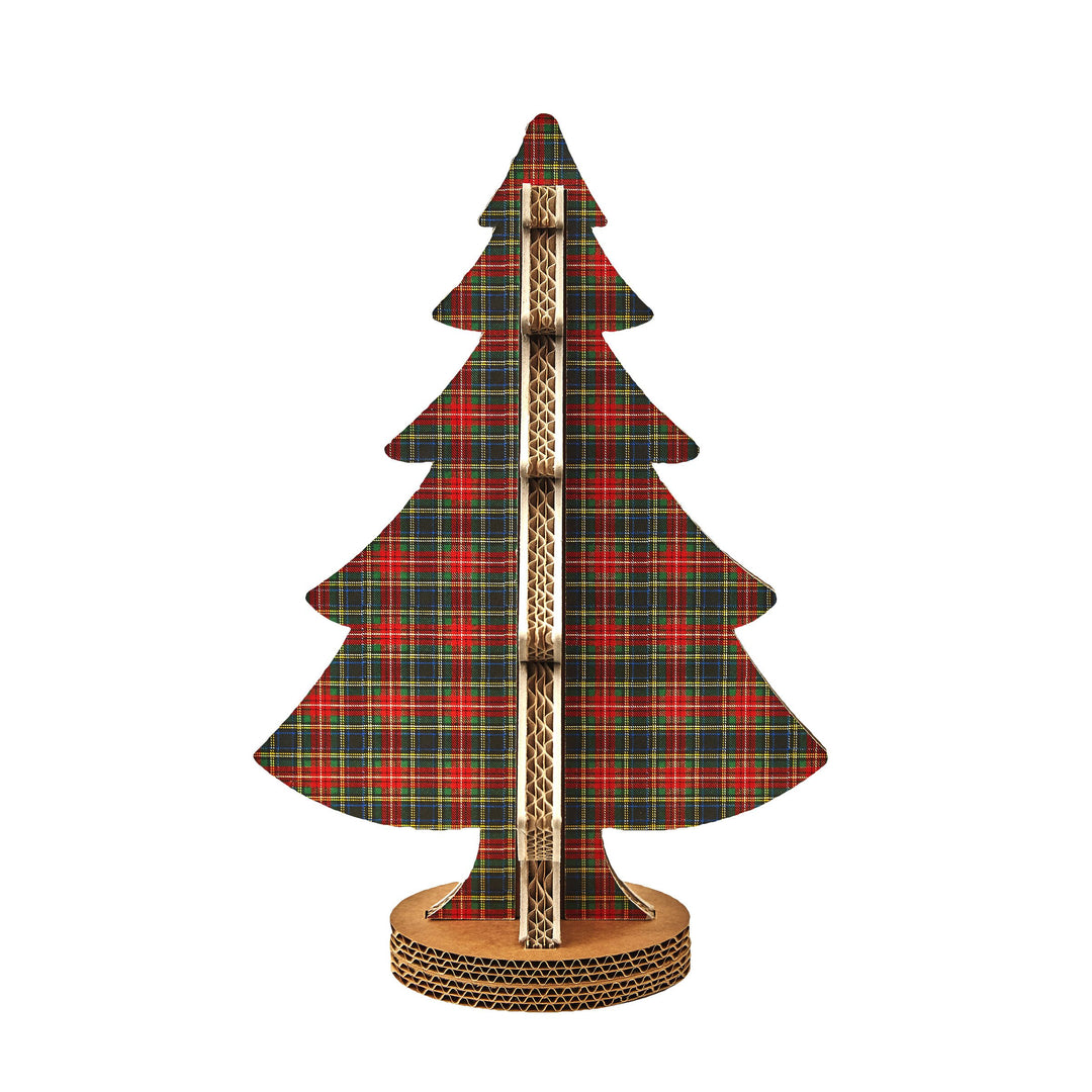 Albero di Natale ad incastro fantasia 3 H 45cm