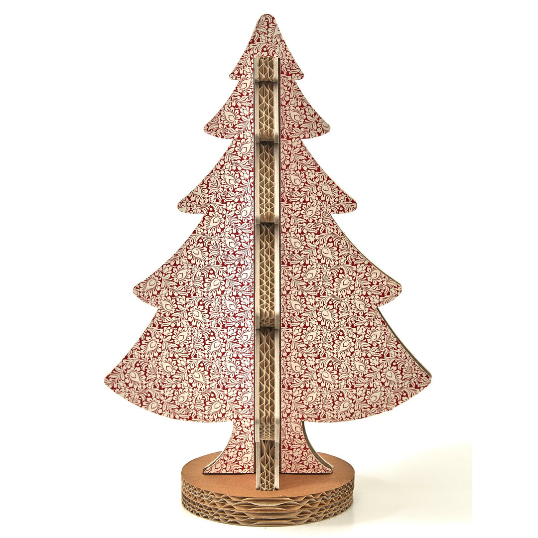 Albero di Natale ad incastro fantasia 12 H 45cm
