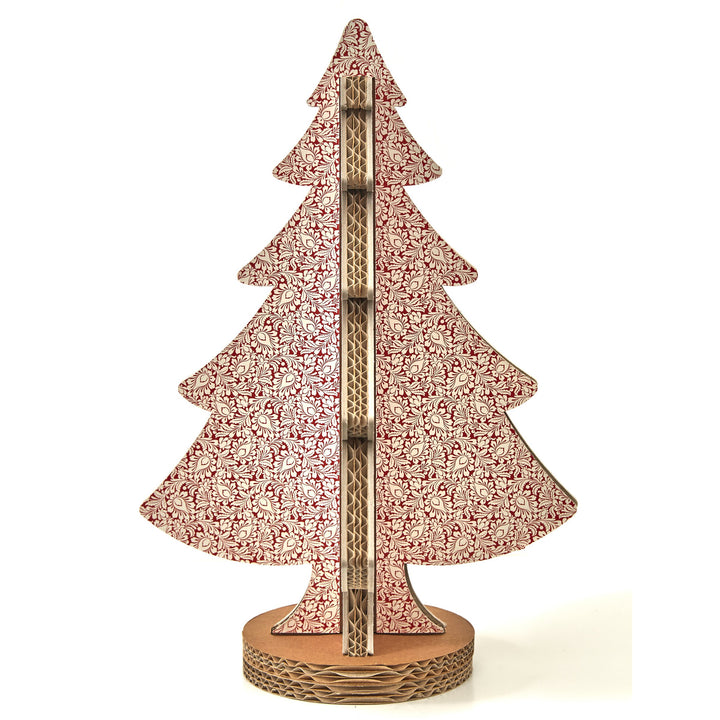 Albero di Natale ad incastro fantasia 12 H 45cm