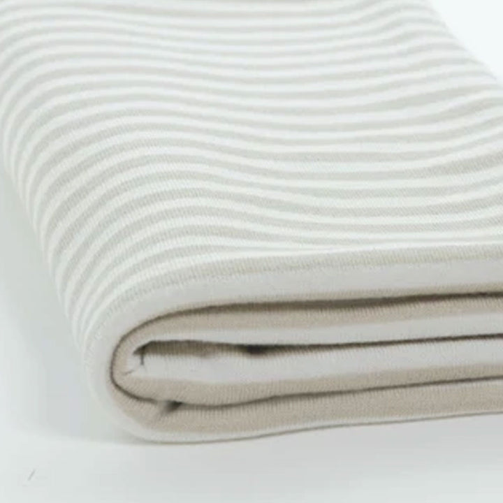 Copertina per lettino in cashmere e seta bianco | beige