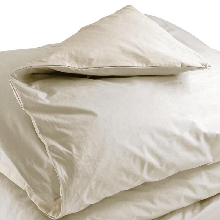 Completo copripiumino cotone bio mymami 2 piazze naturale