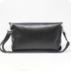 FLAP BG similpelle nero con chiusura in cintura oro BACK