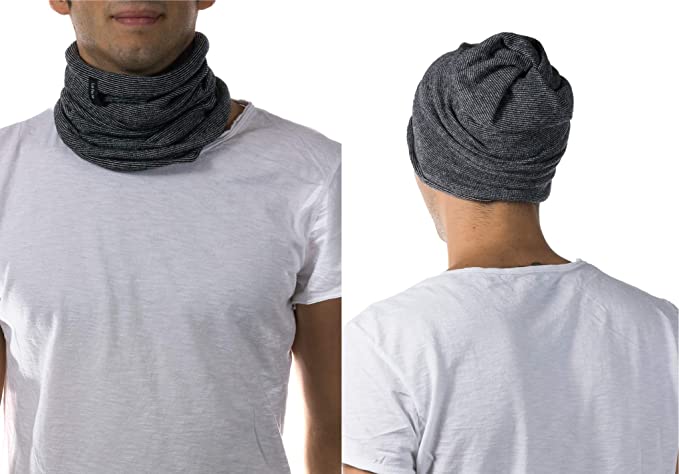 Ganzo a righe in cashmere rigenerato