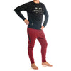men sweatshirt black organic cotton