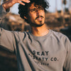 men sweatshirt smoke organic cotton