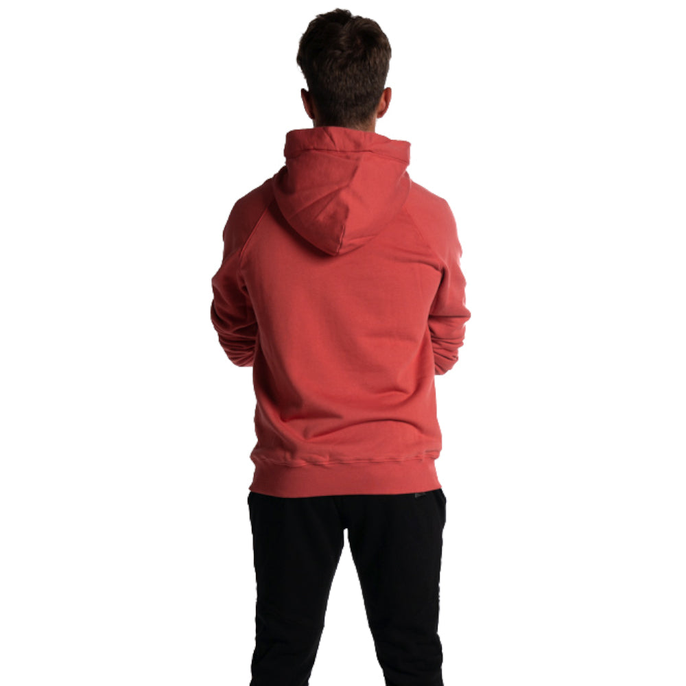 hoodie coral men organic cotton