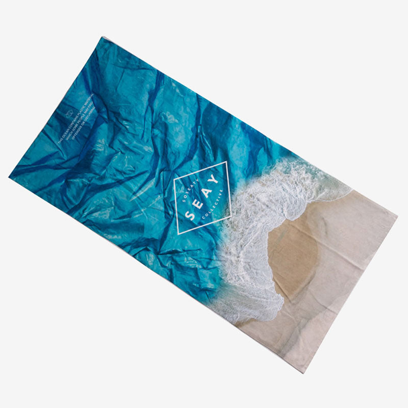 beach towel telo mare plastic ocean