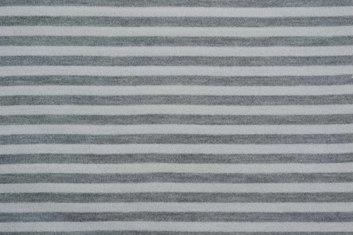 Copertina per lettino in cashmere e seta grigio chiaro | bianco