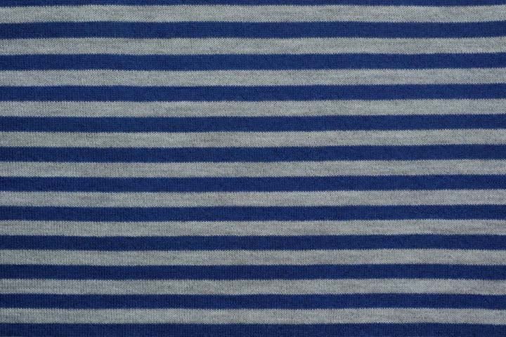 Copertina per culla in cashmere e seta grigio | blu navy