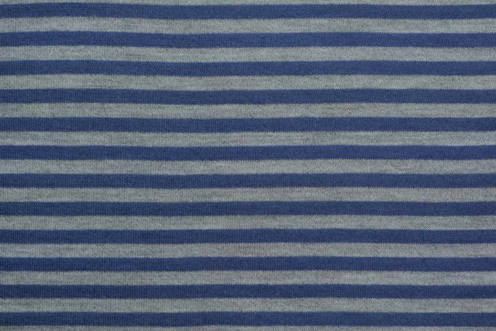 Copertina per culla in cashmere e seta grigio chiaro | blu lavagna