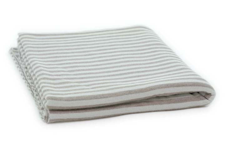 Copertina per lettino in cashmere e seta bianco | corda