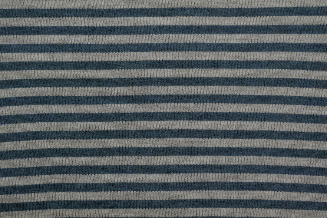 Copertina per culla in cashmere e seta verde petrolio | beige