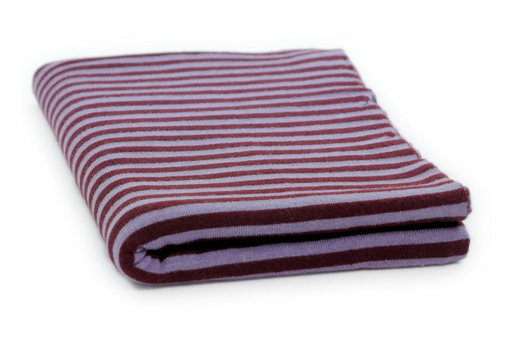 Copertina per culla in cashmere e seta glicine | borgogna