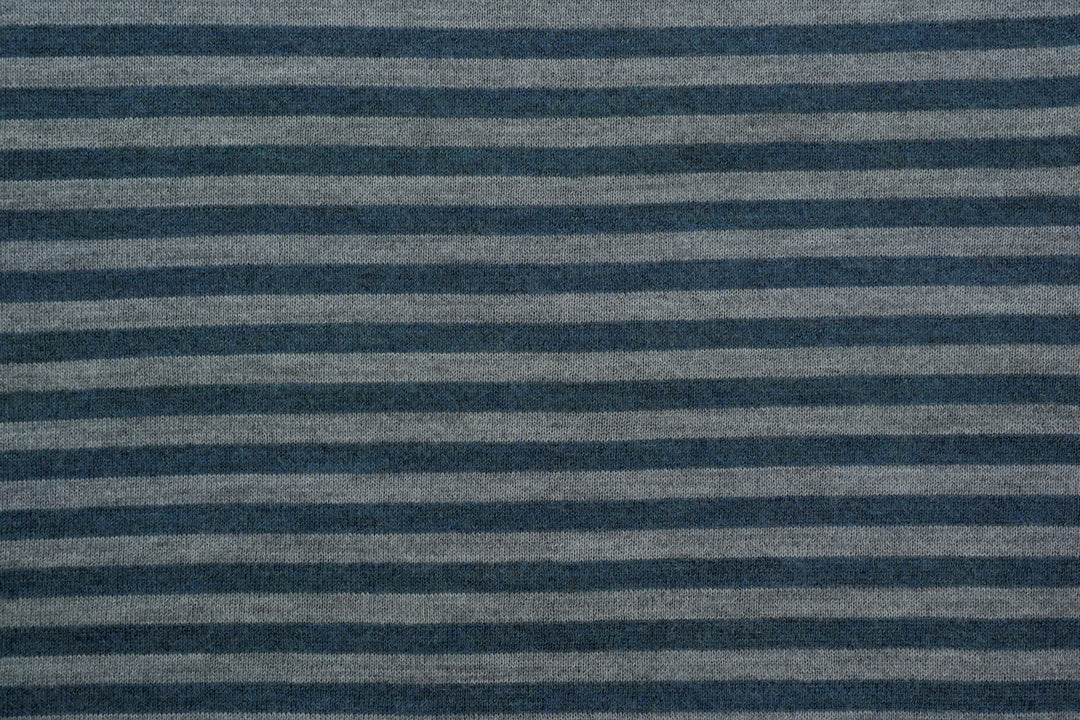 Copertina per culla in cashmere e seta verde bottiglia | grigio