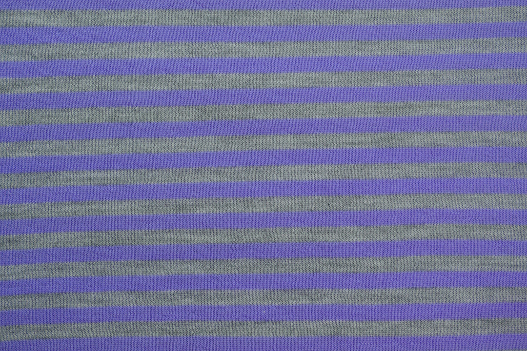Copertina per culla in cashmere e seta grigio | lilla