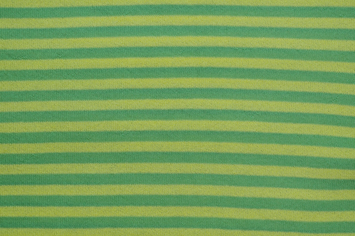 Copertina per culla in cashmere e seta verde grillo | giallo lime