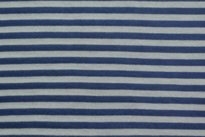 Copertina per culla in cashmere e seta grigio chiaro | blu lavagna