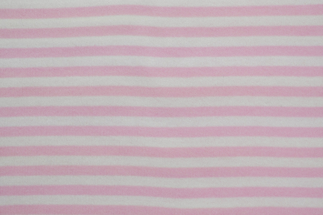 Copertina per culla in cashmere e seta bianco | rosa confetto