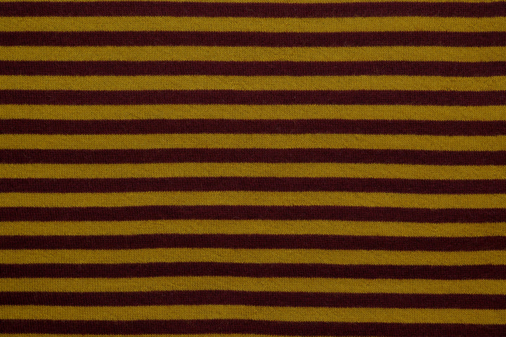 Copertina per culla in cashmere e seta senape | borgogna