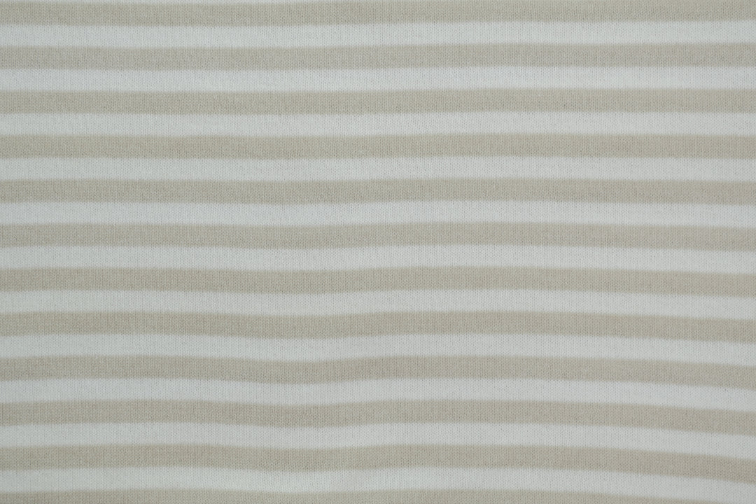Copertina per lettino in cashmere e seta bianco | beige