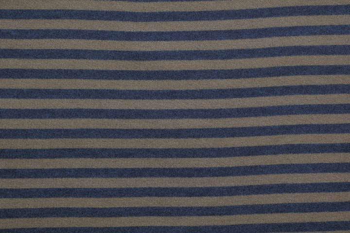 Copertina per culla in cashmere e seta nocciola | blu
