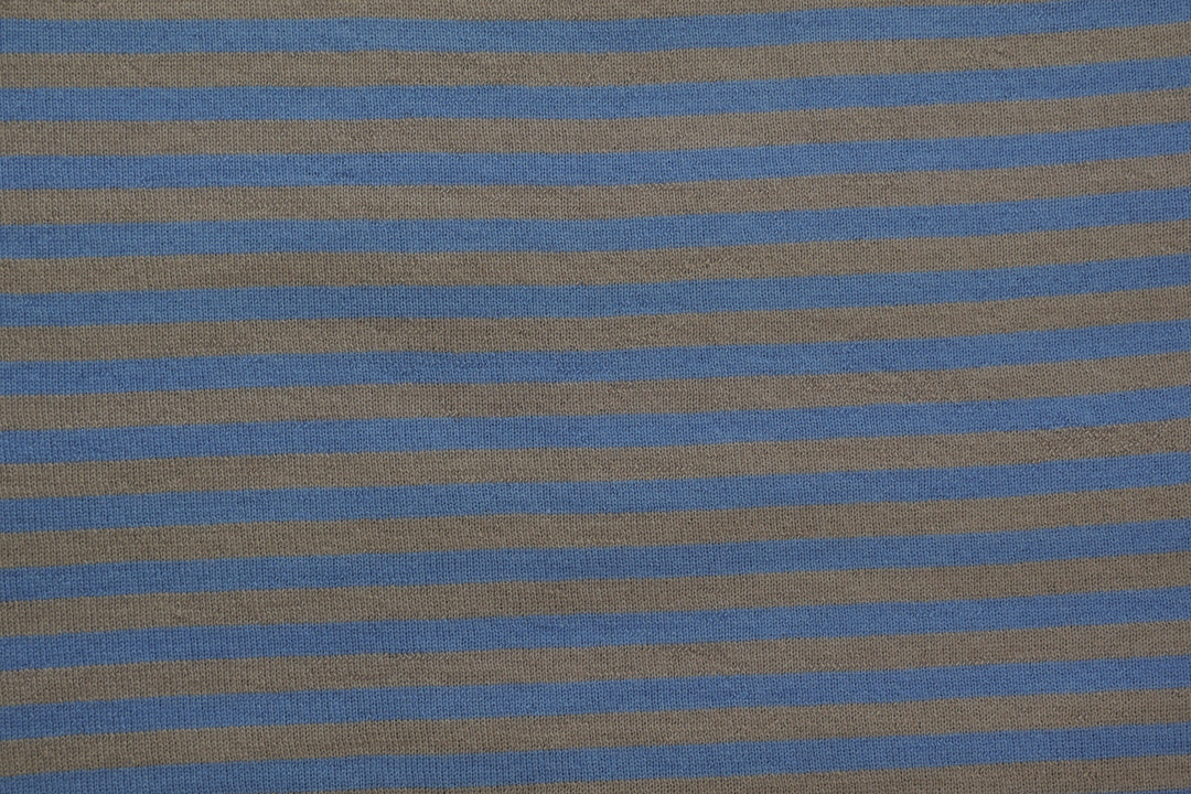 Copertina per lettino in cashmere nocciola | azzurro