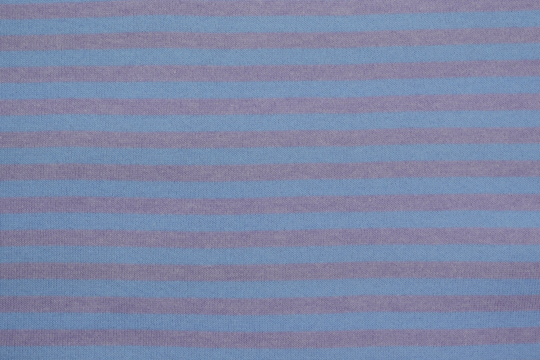 Copertina per lettino in cashmere e azzurro fiordaliso | glicine