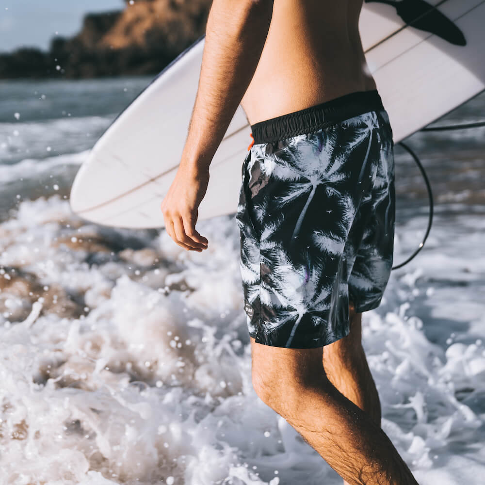 swim boxer medium medio black palms surf ®MIcheleBorboni