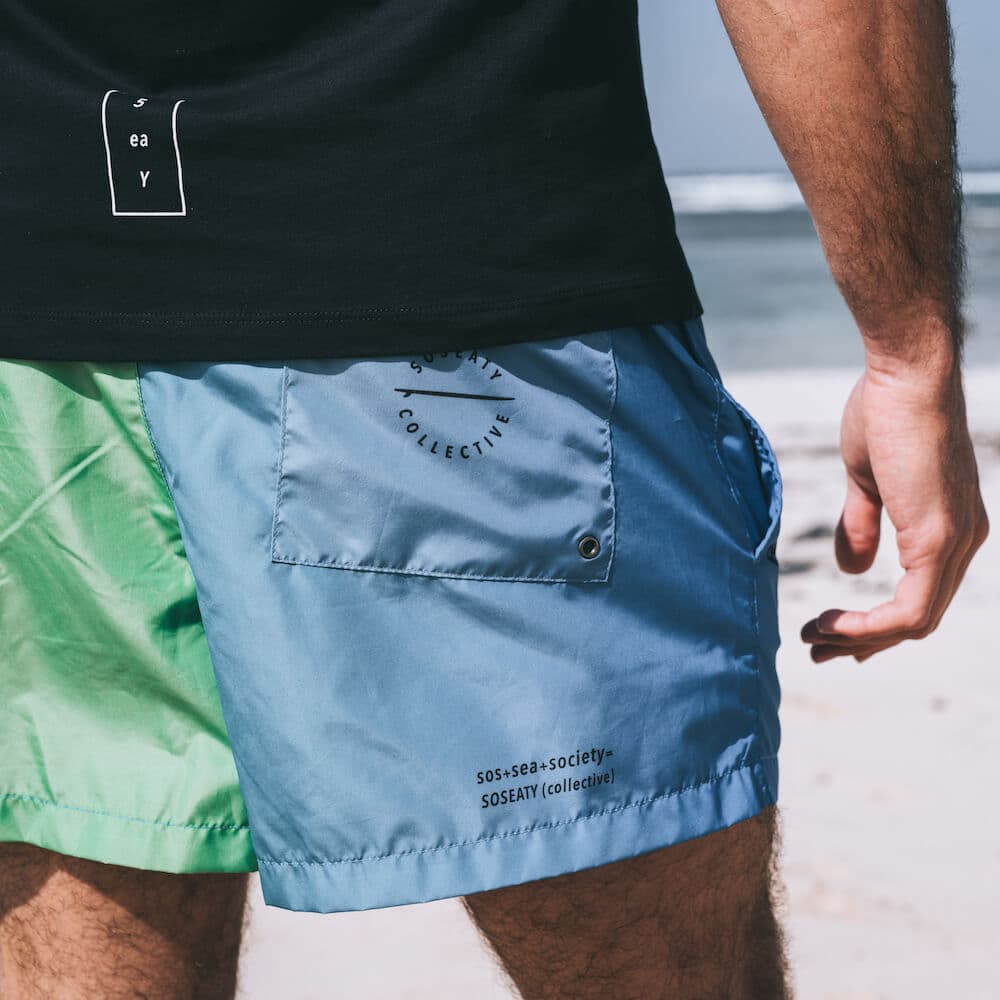 swim boxer short green corto verde gradient back ®MIcheleBorboni