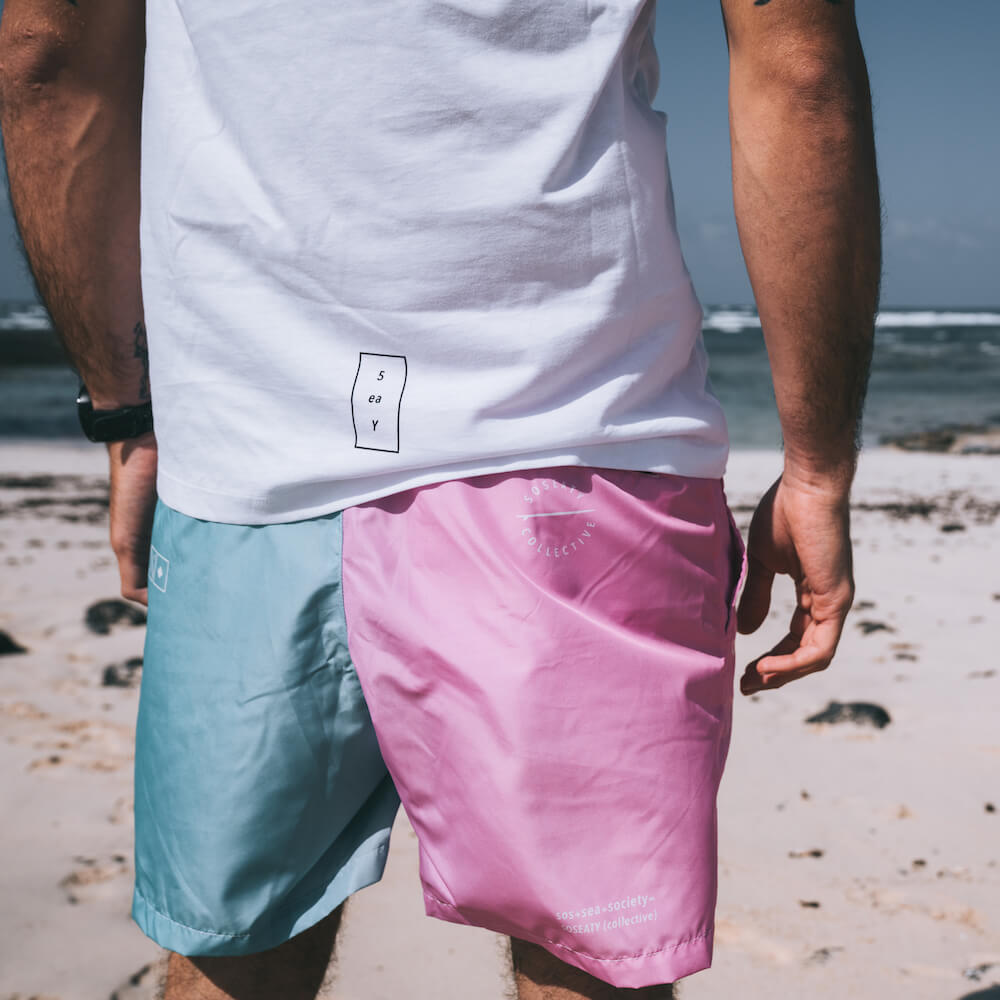 swim boxer medium pink medio rosa gradient back ®MIcheleBorboni