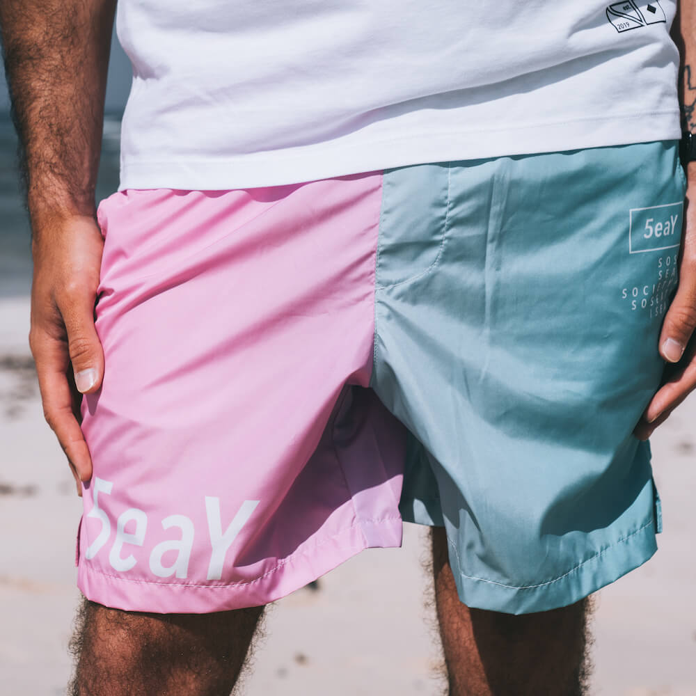 swim boxer medium pink medio rosa gradient front ®MIcheleBorboni