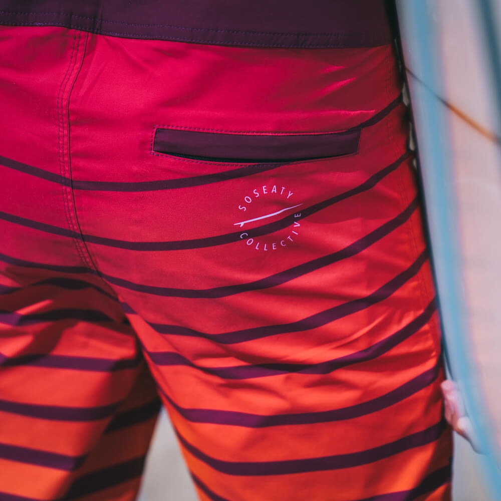 boardshort red rosso back ®MIcheleBorboni