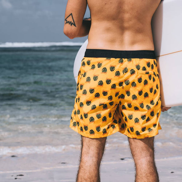 swim boxer medium medio yellow monstera back ®MIcheleBorboni