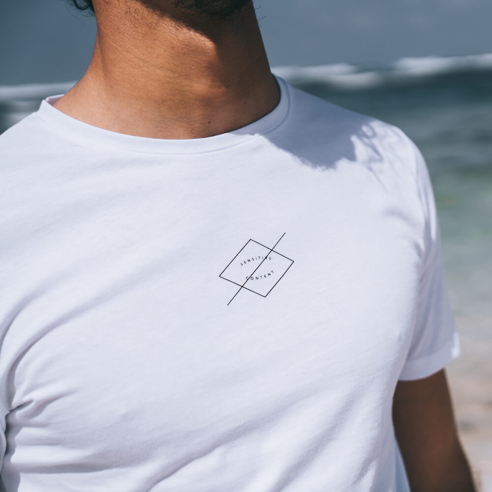 t shirt black palms front ®MIcheleBorboni