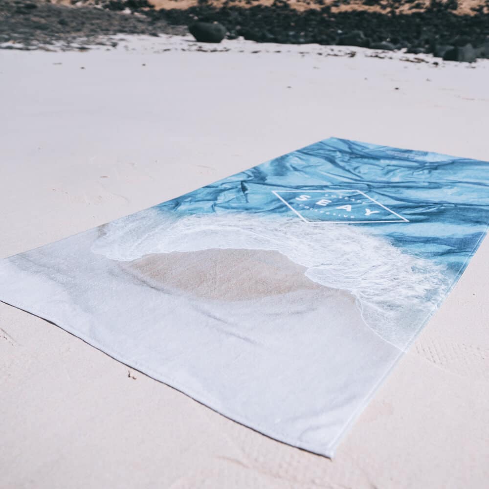 beach towel telo mare plastic ocean ®MIcheleBorboni