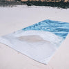 beach towel telo mare plastic ocean ®MIcheleBorboni