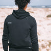 hoodie black logo felpa cappuccio nera back ®MIcheleBorboni
