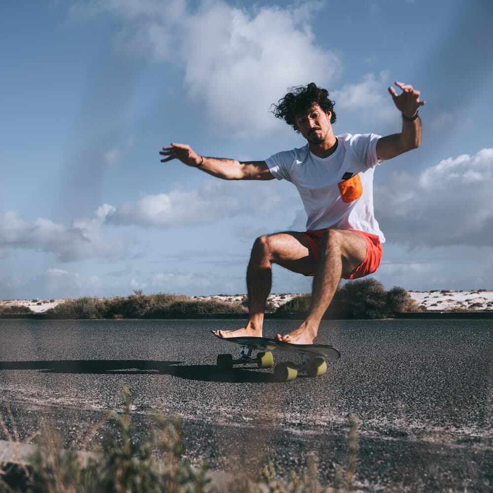 t shirt gradient skate front ®MIcheleBorboni