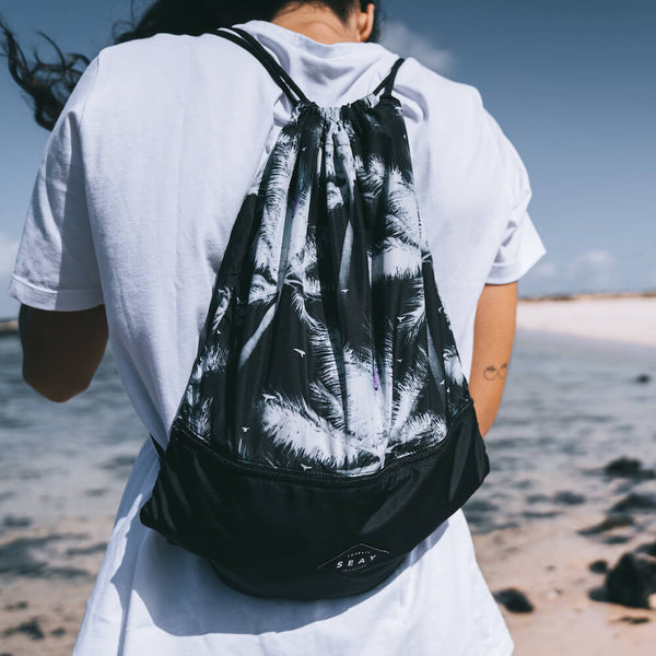 gym sack zainetto black palms ®MIcheleBorboni