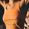 racerback tank top orange arancione side ®MIcheleBorboni