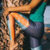 leggings blue blu logo side ®MIcheleBorboni