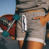 sweat short gray grigio front ®MIcheleBorboni